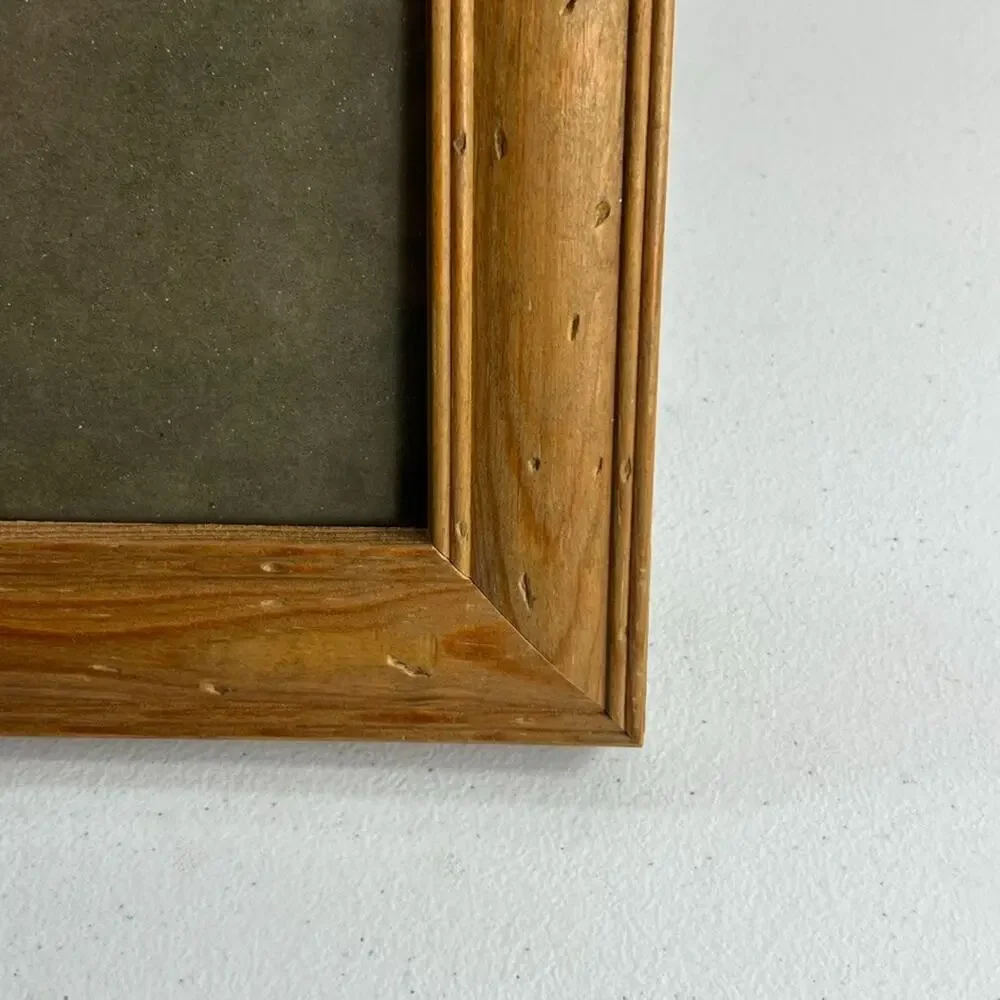 Wood Picture Frame 11 x 10 Distressed Vintage Wood Grain